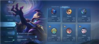 купить аккаунт Mobile Legends